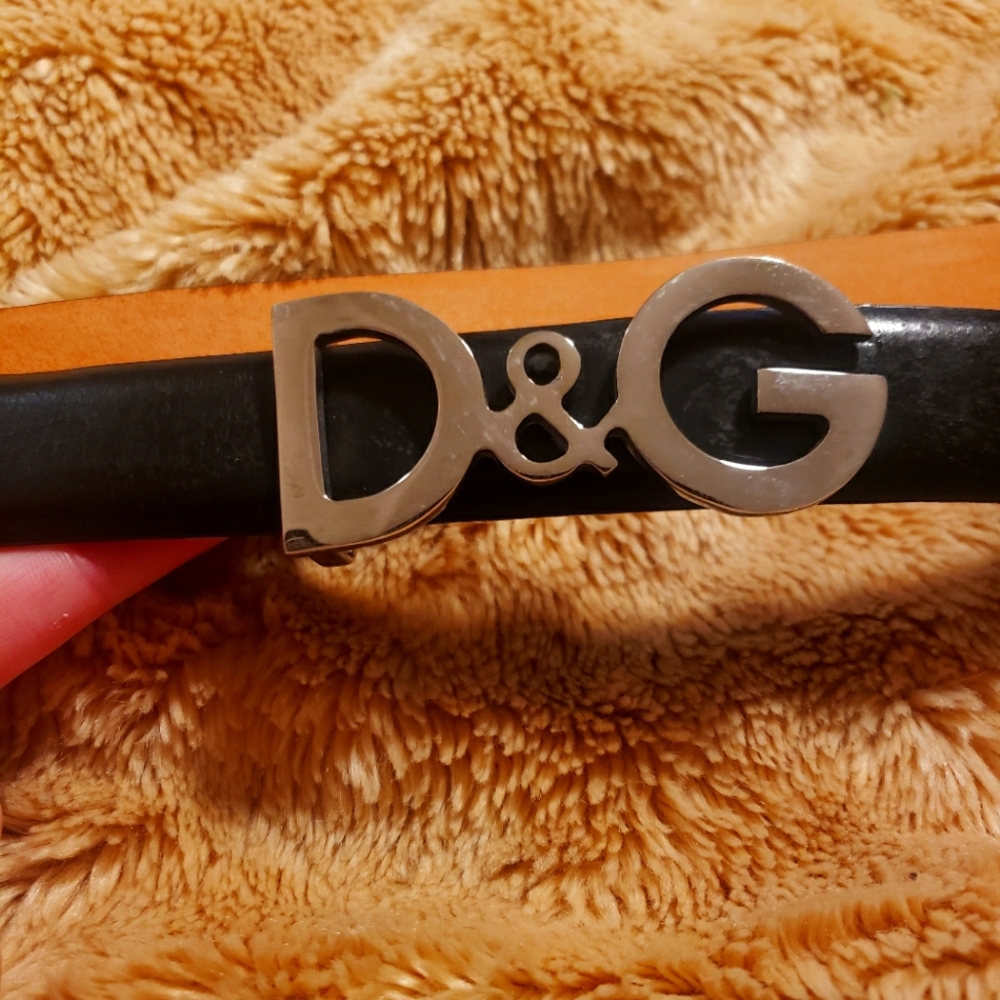 Marco Bianchini D&G Black Leather Belt